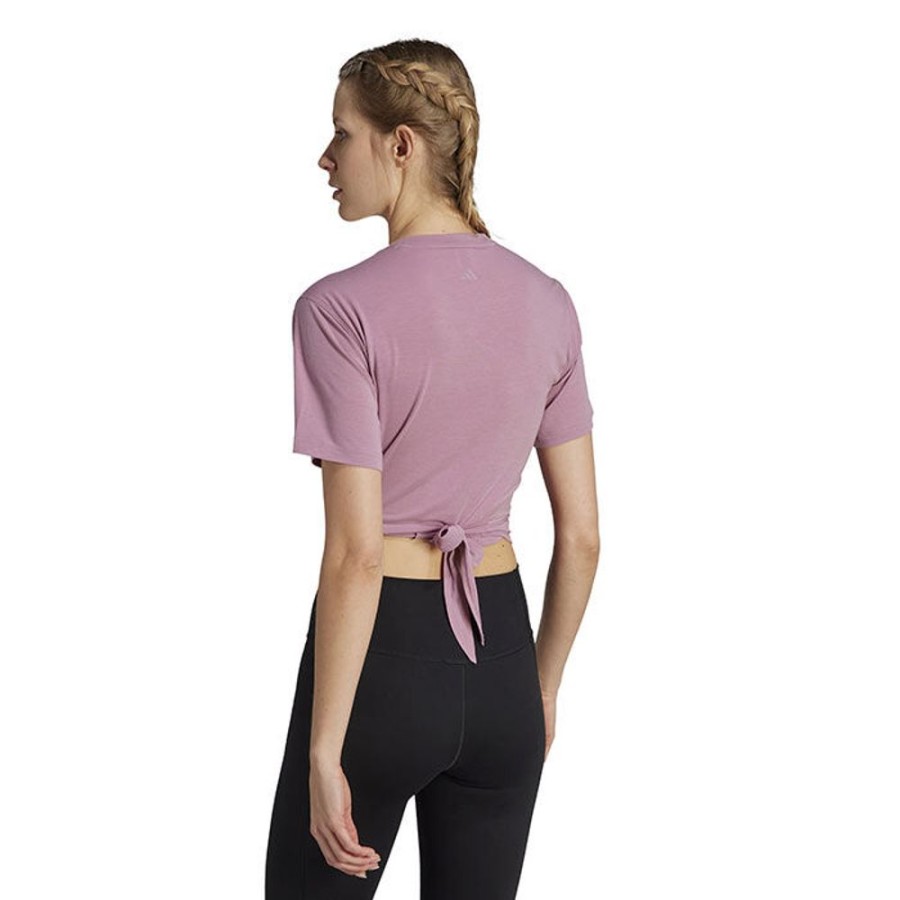 Women adidas Tops | Women'S Yoga Studio Crop T-Shirt