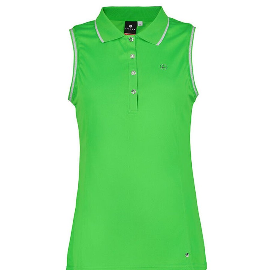 Women Luhta Tops | Women'S Kivisaari Sleeveless Polo