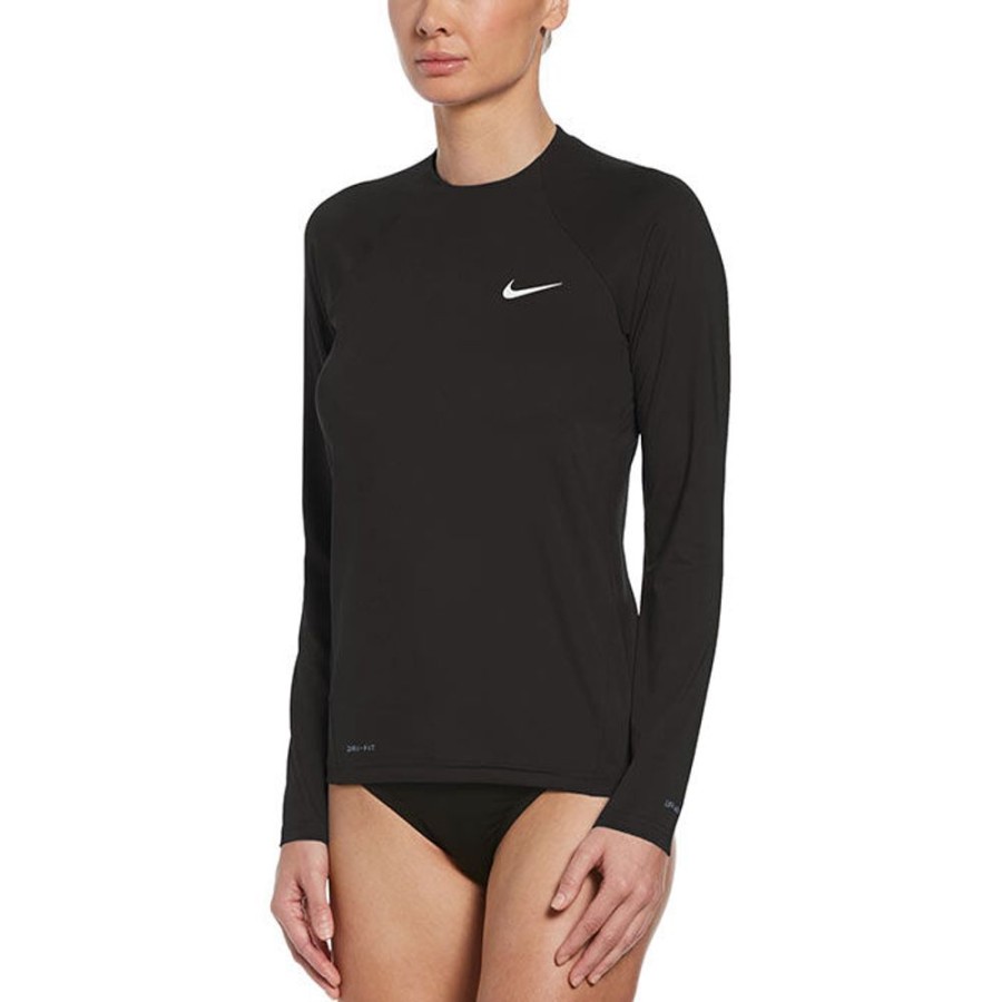 Women Nike Swimwear | Women'S Essential Long Sleeve Hydroguard Rashguard