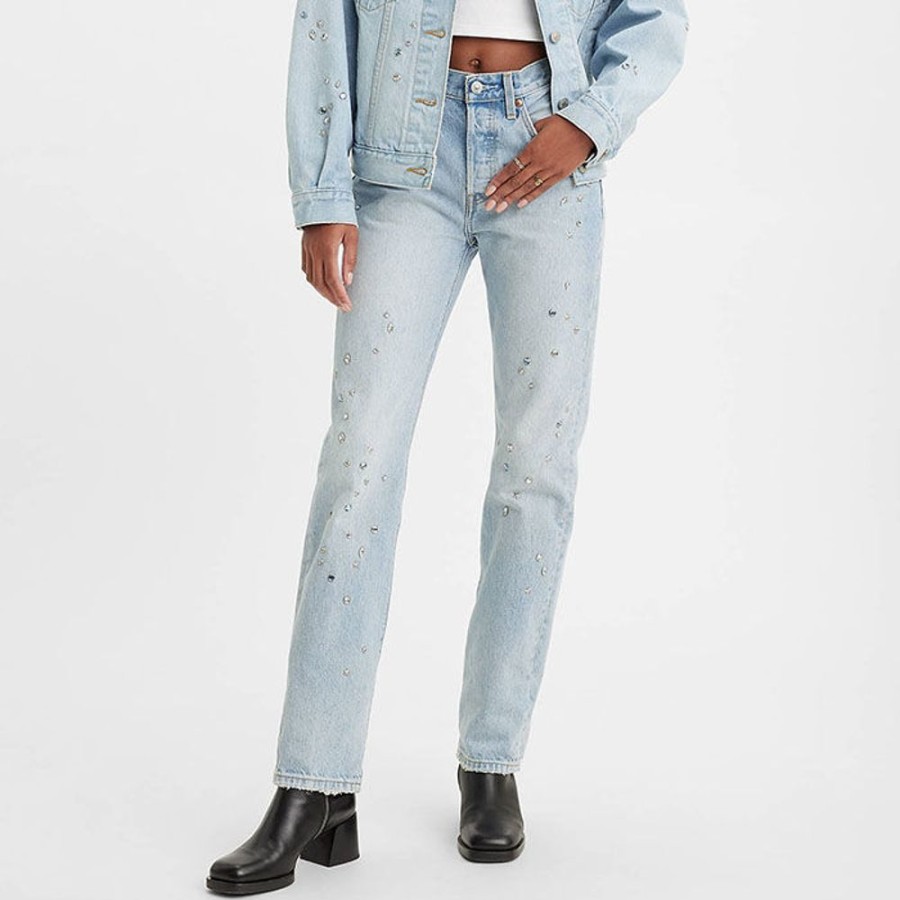 Women Levi's Denim | Women'S 501? Original Fit Studded Jean