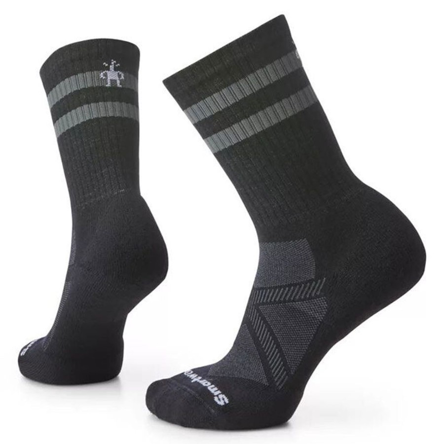 Women Smartwool Socks | Unisex Athletic Striped Targeted Cushion Crew Sock