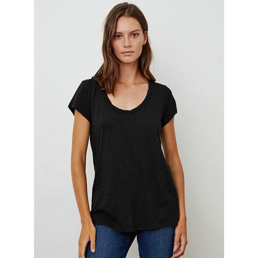 Women Velvet Tops | Women'S Kira T-Shirt