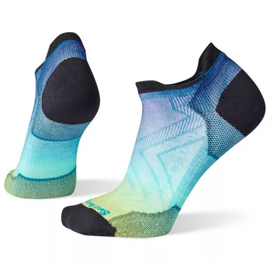 Women Smartwool Socks | Women'S Run Zero Cushion Ombre Print Low Ankle Sock