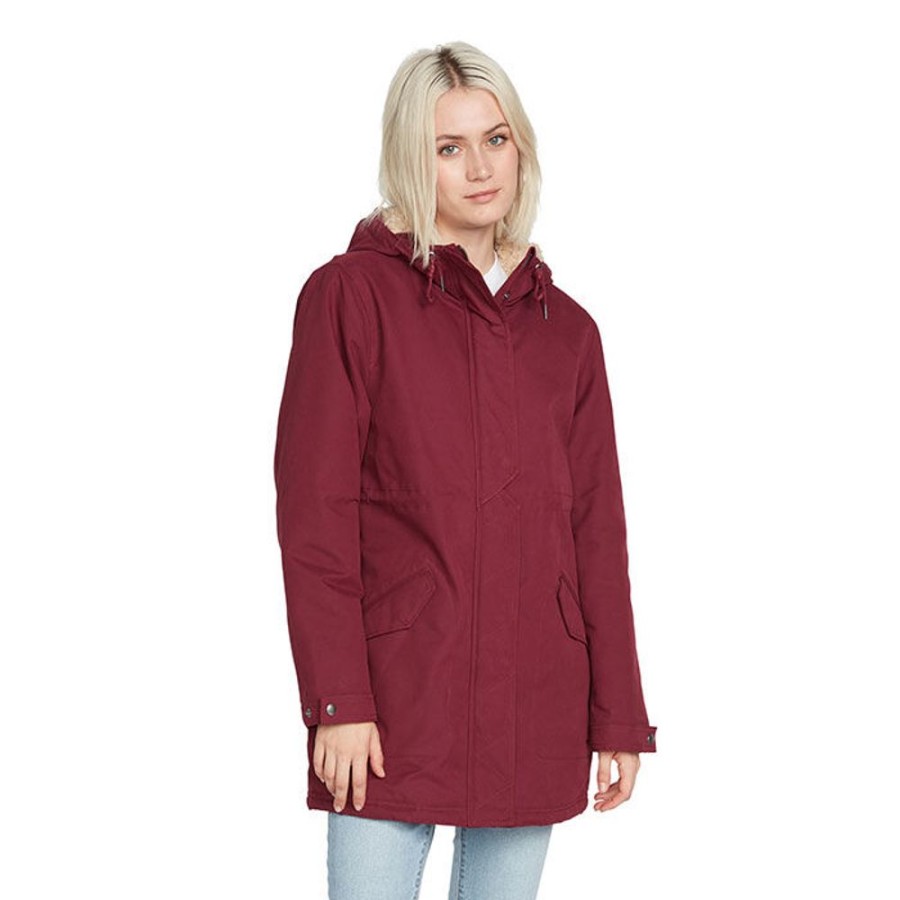 Women Volcom Coats & Jackets | Women'S Less Is More 5K Parka