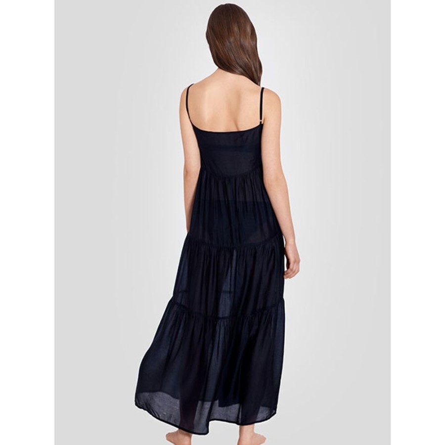 Women Polo Ralph Lauren Swimwear | Women'S Tiered Maxi Dress