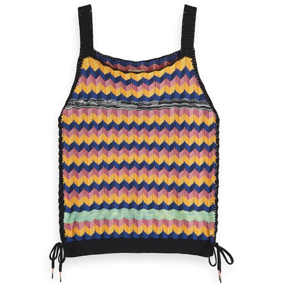 Women Scotch & Soda Tops | Women'S Organic Cotton Knit Tank Top