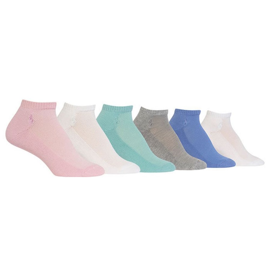 Women Polo Ralph Lauren Socks | Women'S Classic Ankle Sock (6 Pack)