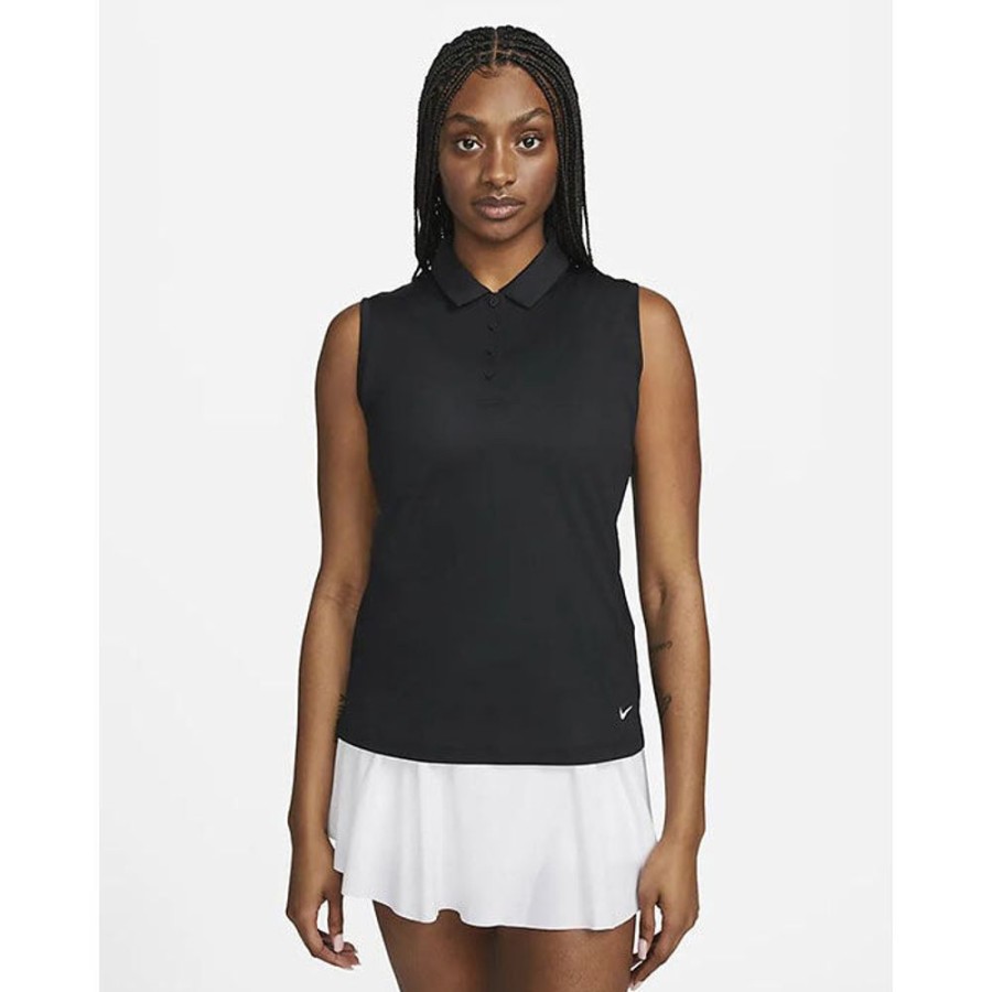 Women Nike Tops | Women'S Dri-Fit? Victory Sleeveless Polo