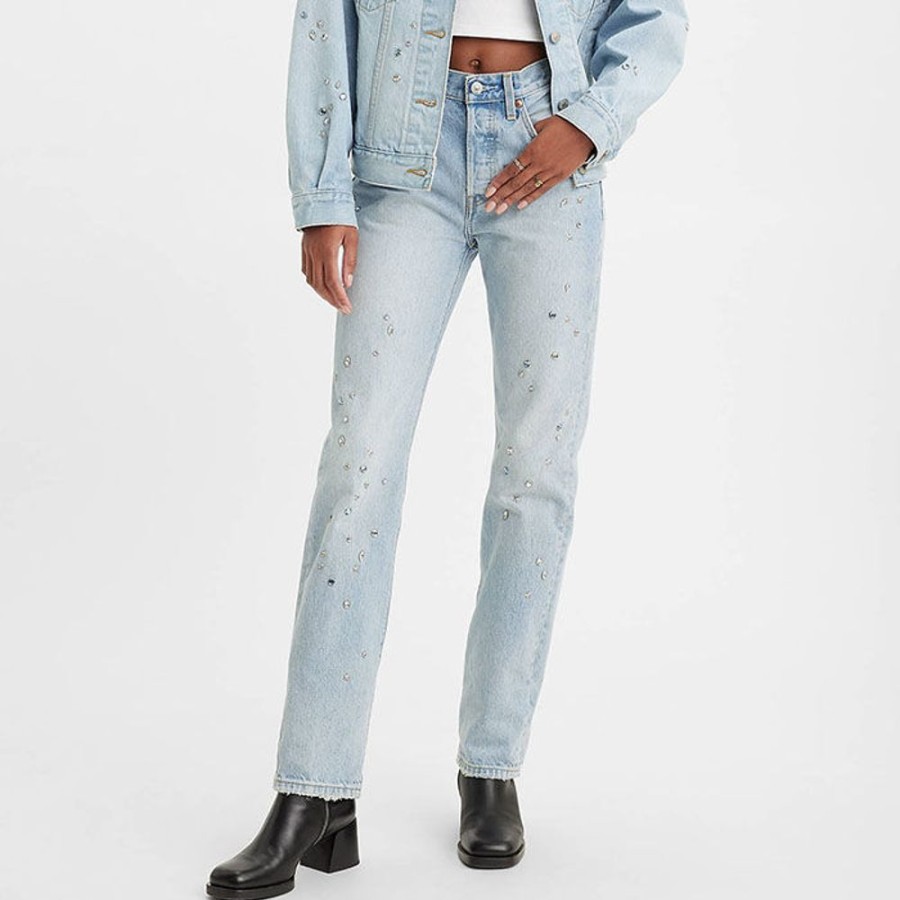 Women Levi's Pants | Women'S 501? Original Fit Studded Jean