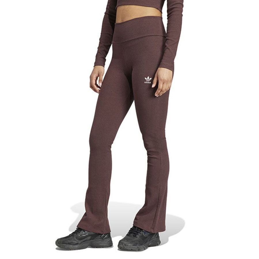 Women adidas Originals Pants | Women'S Essentials Rib Flared Jogger Pant