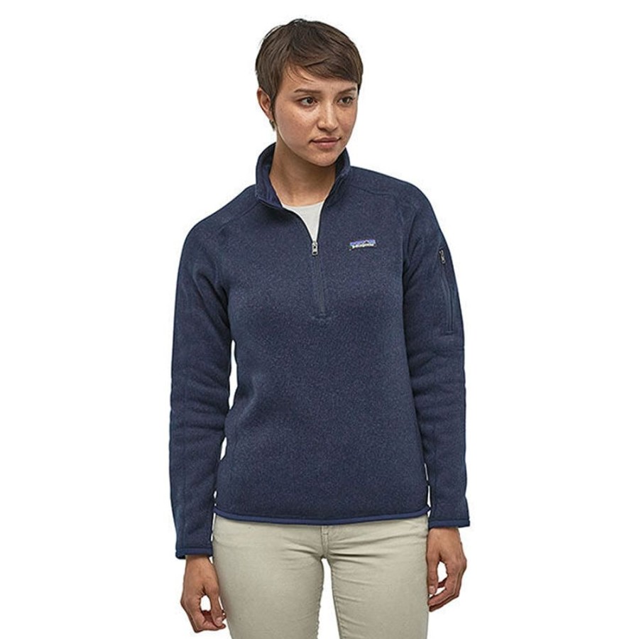 Women Patagonia Sweaters | Women'S Better Sweater? Quarter-Zip Fleece Top