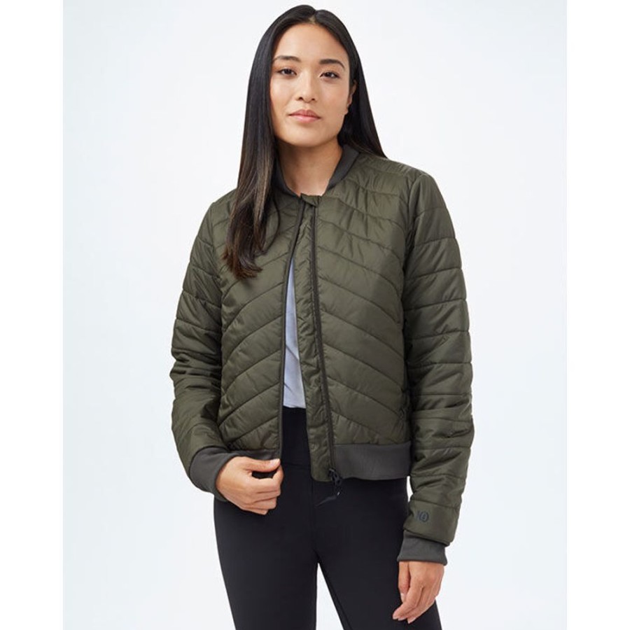 Women Tentree Coats & Jackets | Women'S Cloud Shell Bomber Jacket