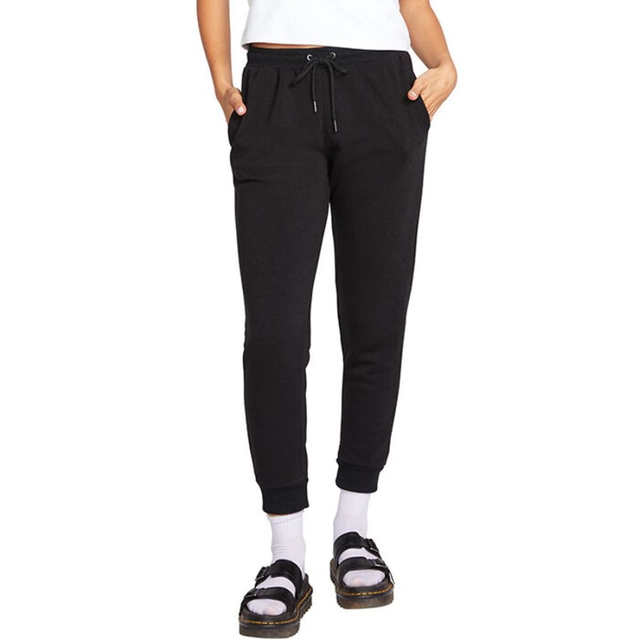 Women Volcom Pants | Women'S Stone Stacked Jogger Pant