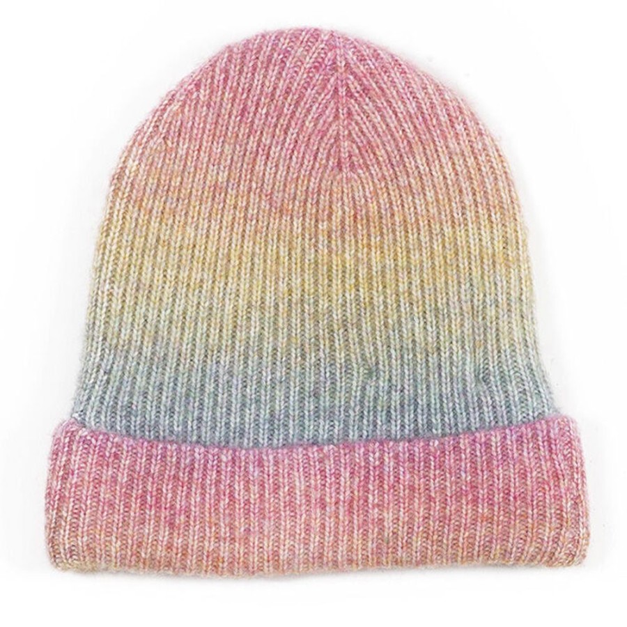 Women Lyla + Luxe Winter Accessories | Women'S Ombre Knit Cuff Beanie