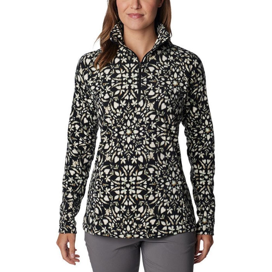 Women Columbia Sweatshirts & Hoodies | Women'S Glacial? Iv Print Half-Zip Pullover Top