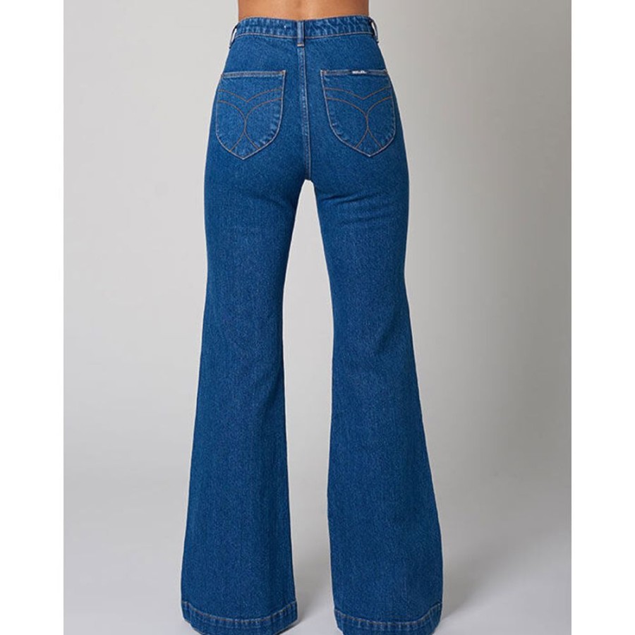 Women Rolla's Denim | Women'S Eastcoast Flare Jean