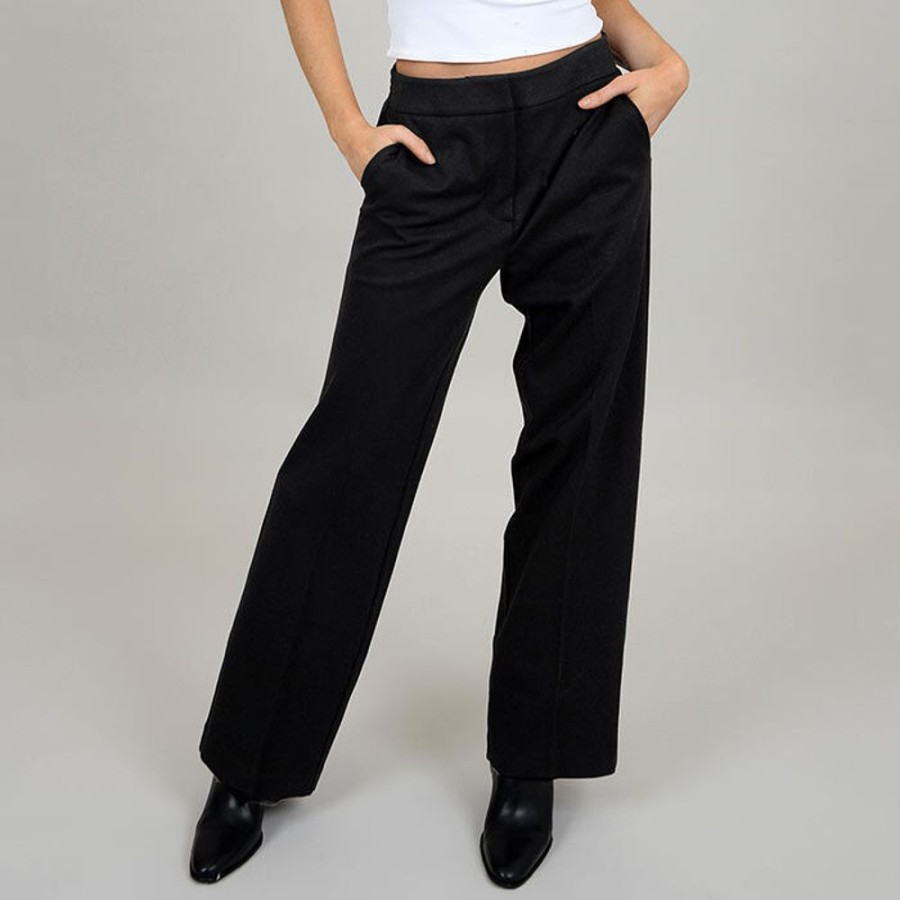 Women Oak & Ivy Pants | Women'S Wide Flat Front Pant