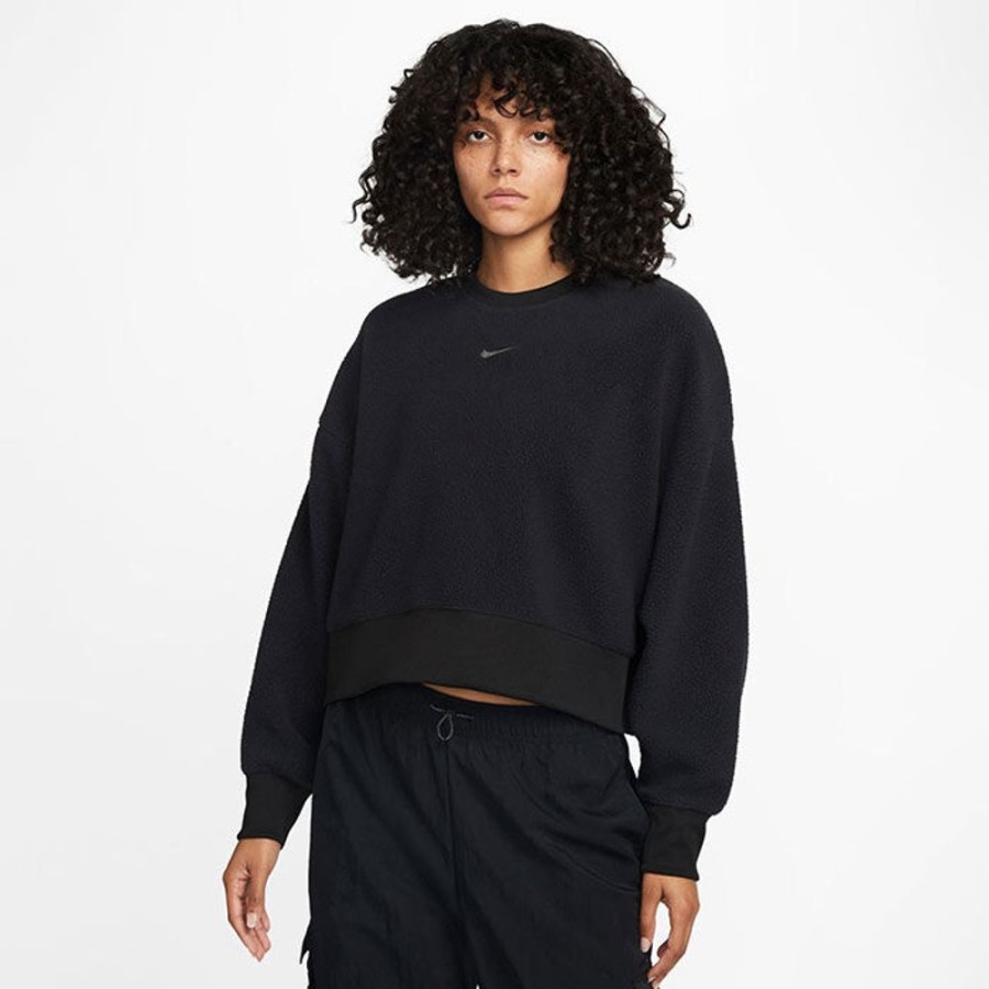 Women Nike Sweatshirts & Hoodies | Women'S Sportswear Plush Mod Crop Crew Sweatshirt