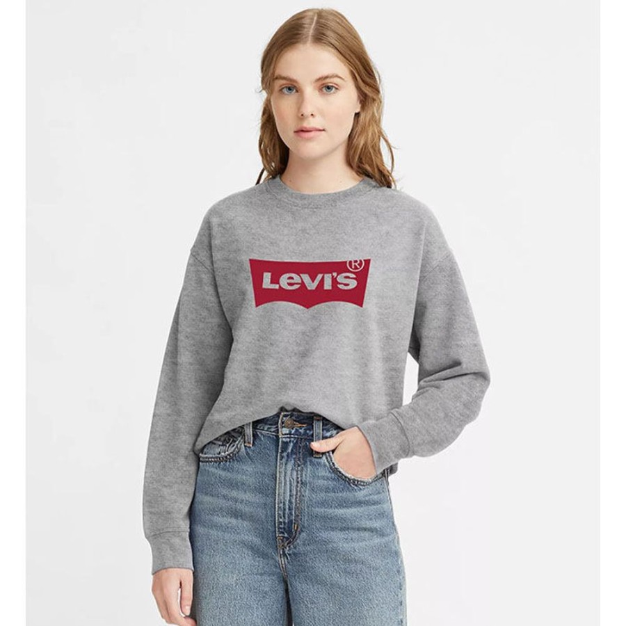 Women Levi's Sweatshirts & Hoodies | Women'S Standard Graphic Crew Sweatshirt