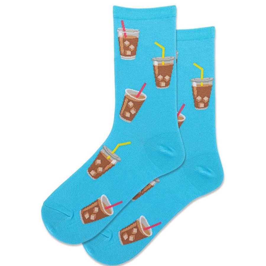 Women Hot Sox Socks | Women'S Iced Coffee Crew Sock