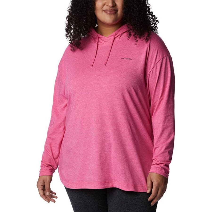 Women Columbia Sweatshirts & Hoodies | Women'S Sun Trek? Hooded Pullover Top (Plus Size)