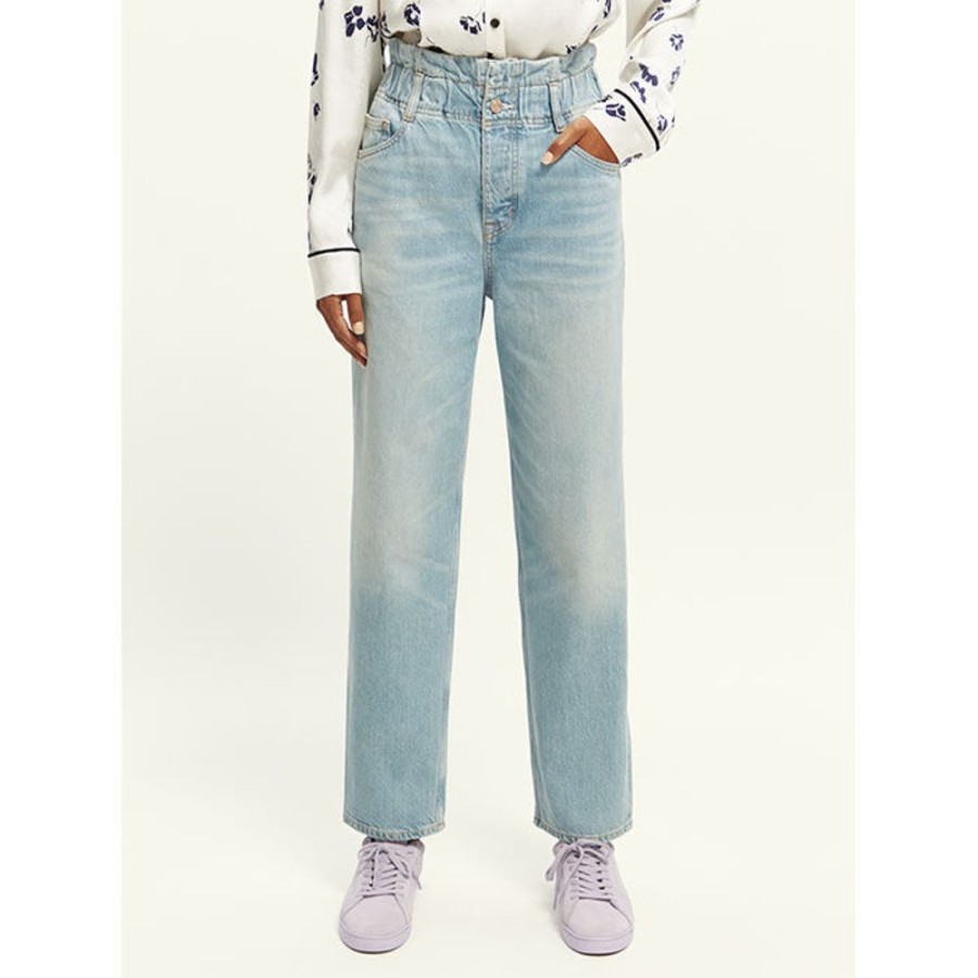 Women Scotch & Soda Denim | Women'S The Break Paper Bag Jean