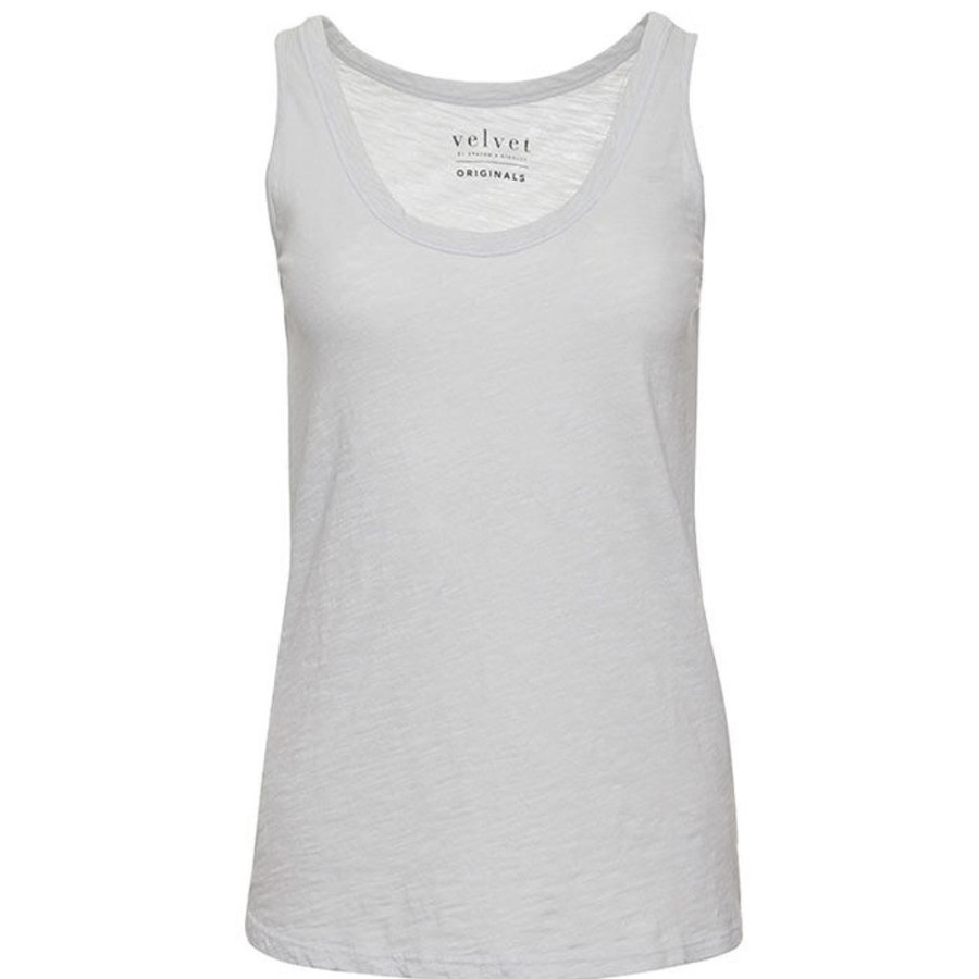 Women Velvet Tops | Women'S Joy Original Slub Tank Top