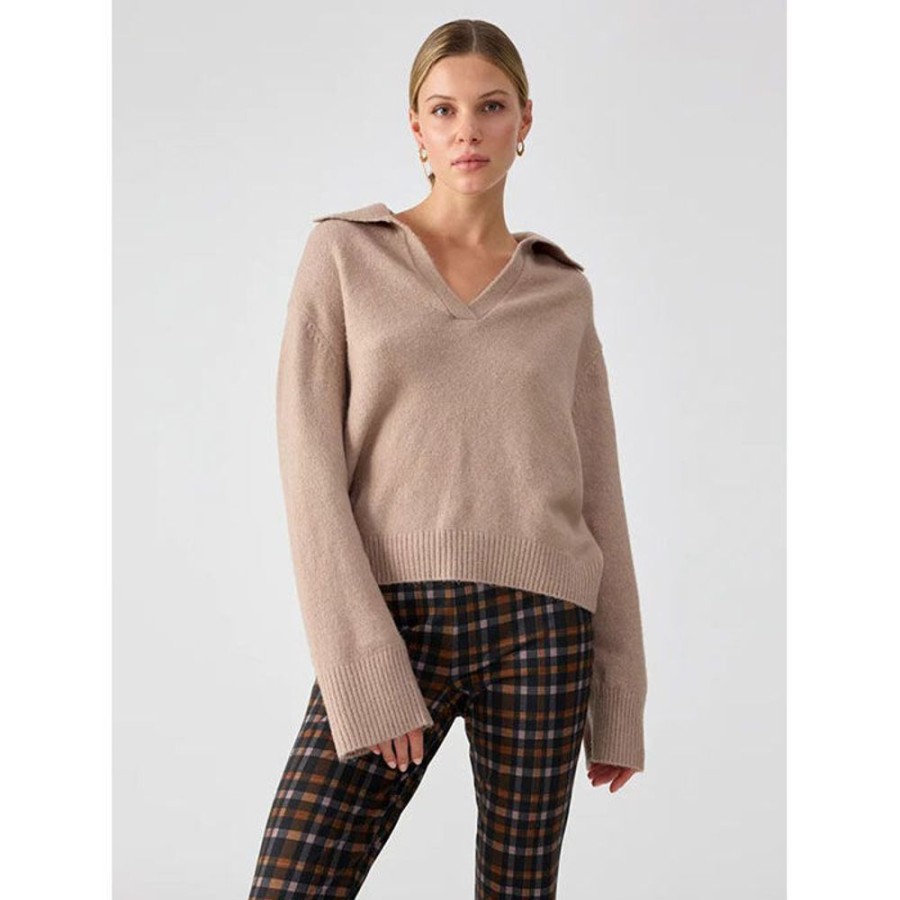 Women Sanctuary Sweaters | Women'S Johnny Collared Sweater