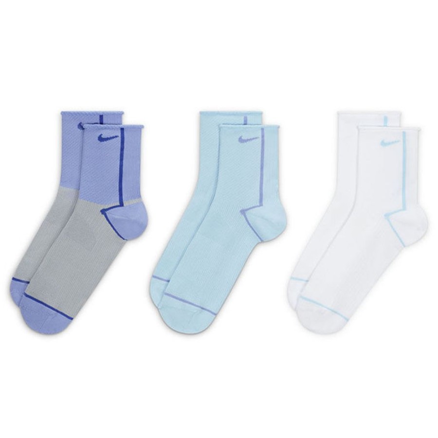 Women Nike Socks | Women'S Everyday Plus Lightweight Ankle Sock (3 Pack)