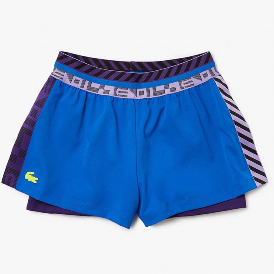 Women Lacoste Shorts | Women'S Sport Built-In Shorty Tennis Short