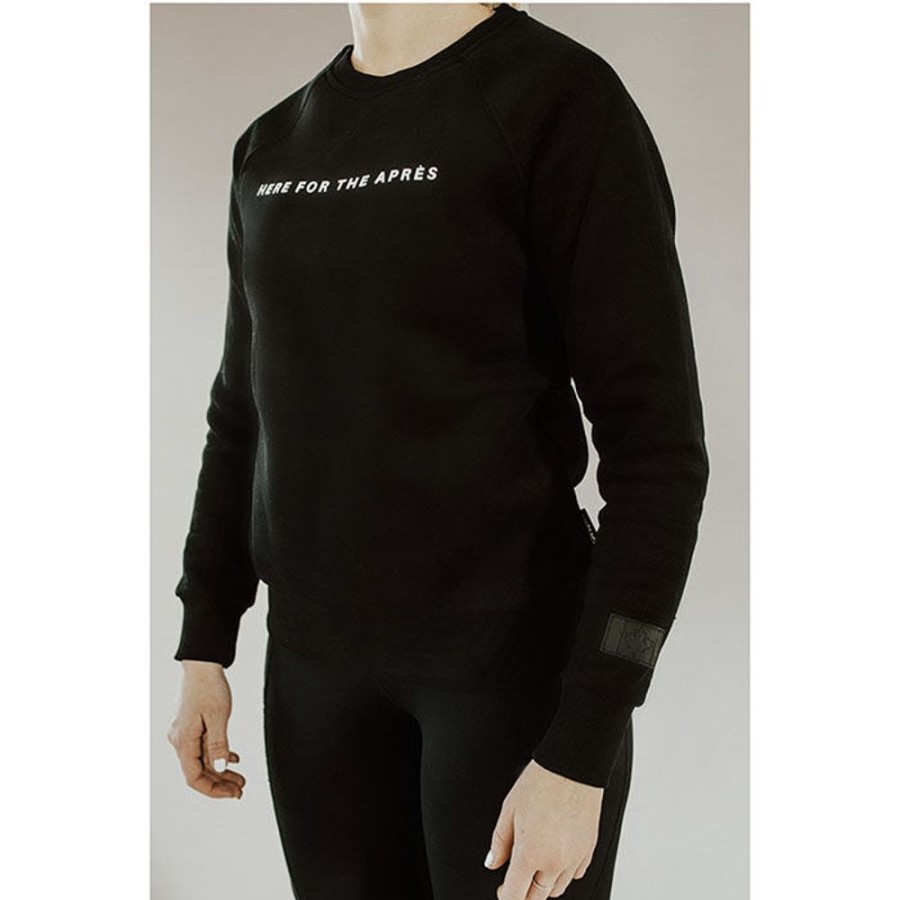 Women Après Actif Sweatshirts & Hoodies | Unisex Here For The Apres Crew Sweatshirt