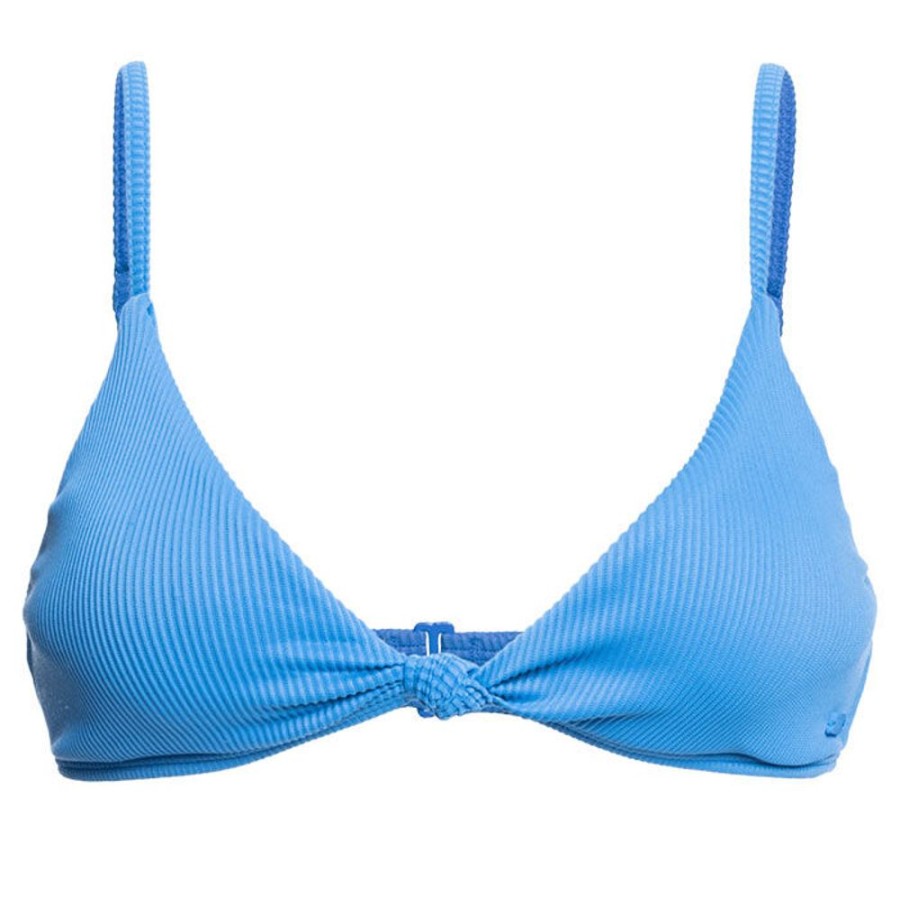 Women Roxy Swimwear | Women'S Love The Surf Knot Triangle Bikini Top