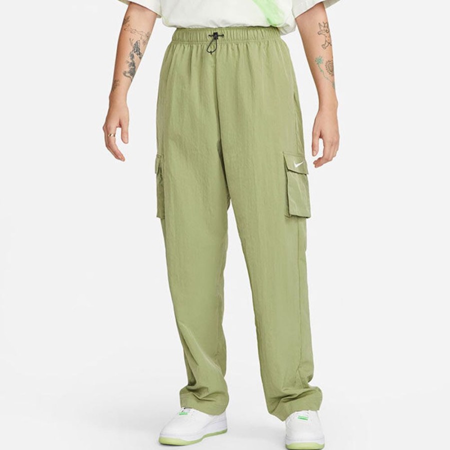 Women Nike Pants | Women'S Sportswear Essential High Rise Woven Cargo Pant