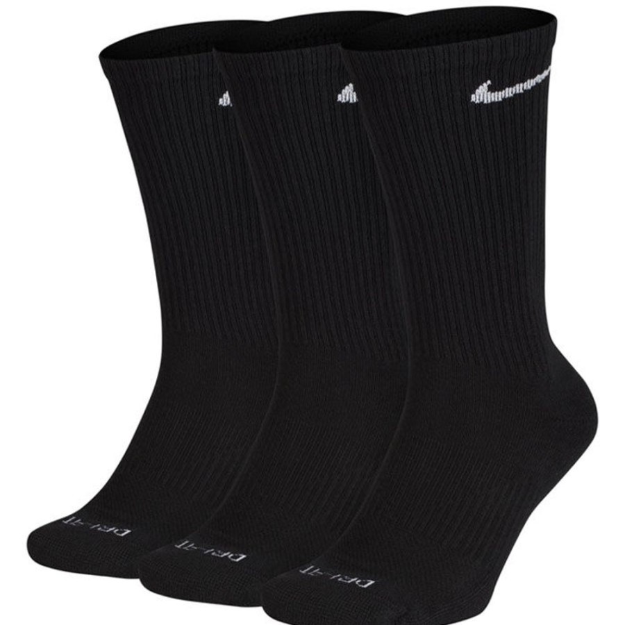 Women Nike Socks | Unisex Everyday Plus Cushioned Crew Sock (3 Pack)