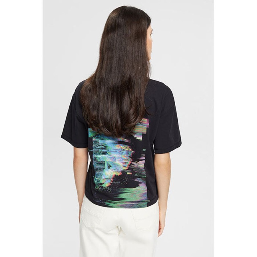 Women Esprit Tops | Women'S Oversized Logo T-Shirt