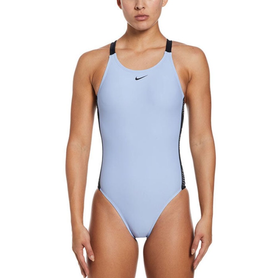 Women Nike Swimwear | Women'S Logo Tape Fastback One-Piece Swimsuit