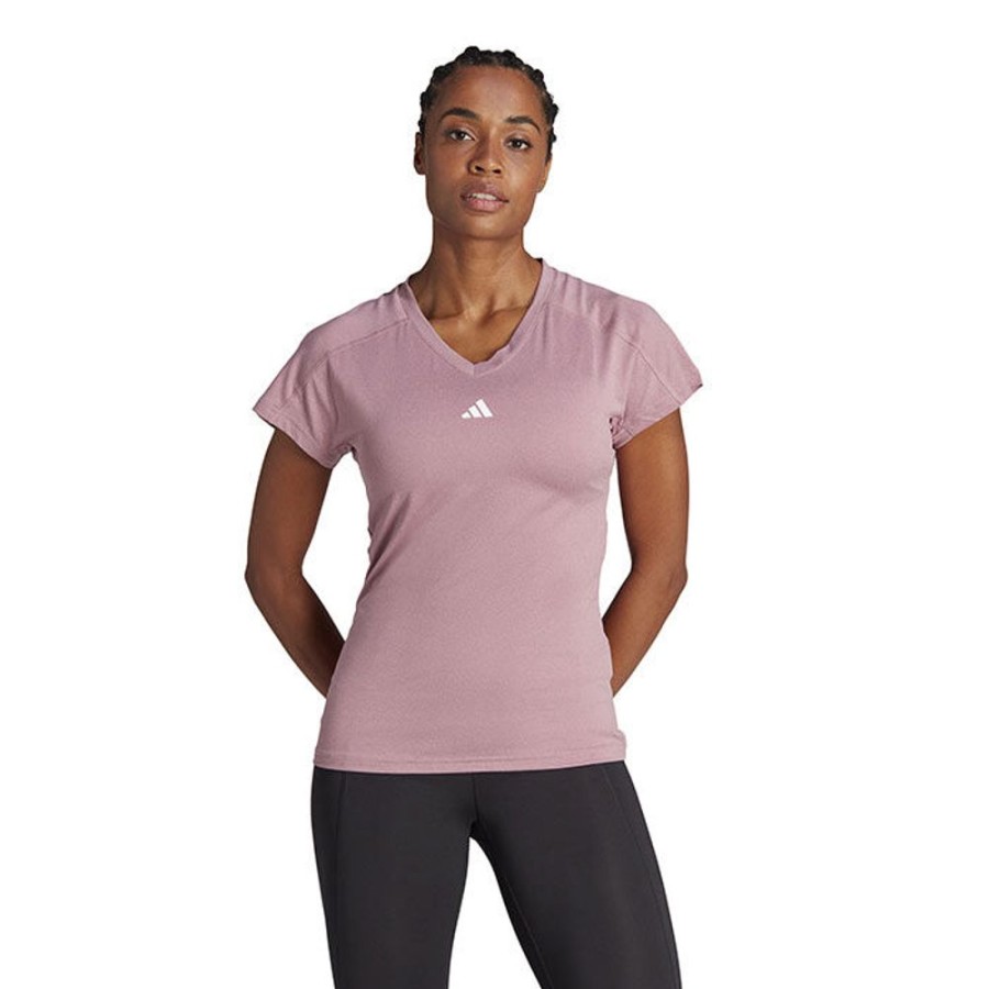 Women adidas Tops | Women'S Aeroready Train Essentials V-Neck T-Shirt