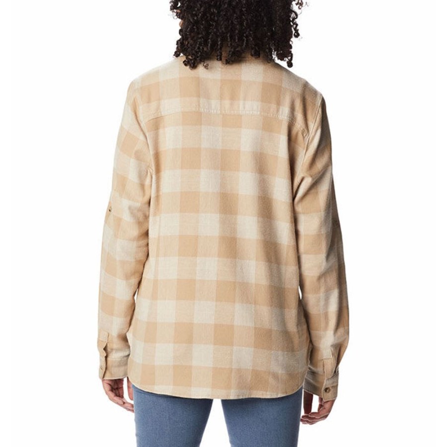 Women Columbia Tops | Women'S Pine Street Stretch Flannel Shirt