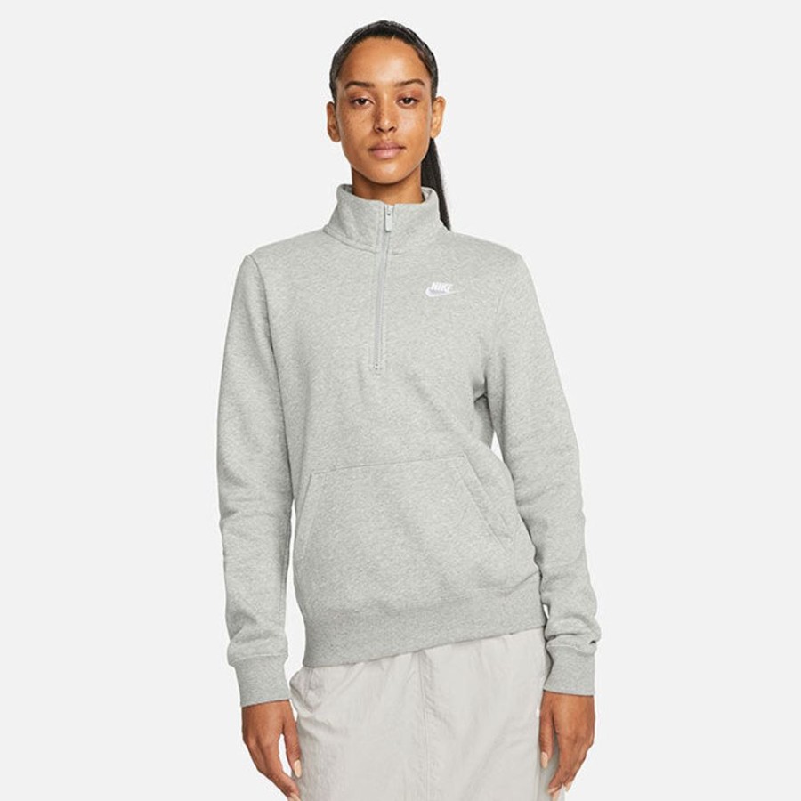 Women Nike Sweatshirts & Hoodies | Women'S Sportswear Club Fleece 1/2-Zip Sweatshirt