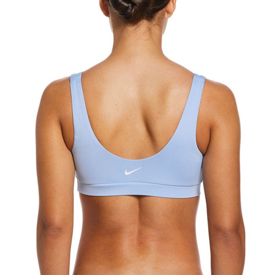 Women Nike Swimwear | Women'S Multi Logo Scoop Neck Bikini Top