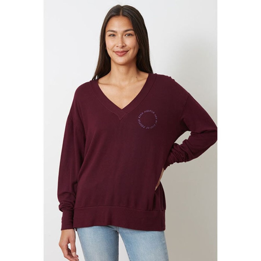 Women good hYOUman Sweaters | Women'S Kind People Kyline Sweater