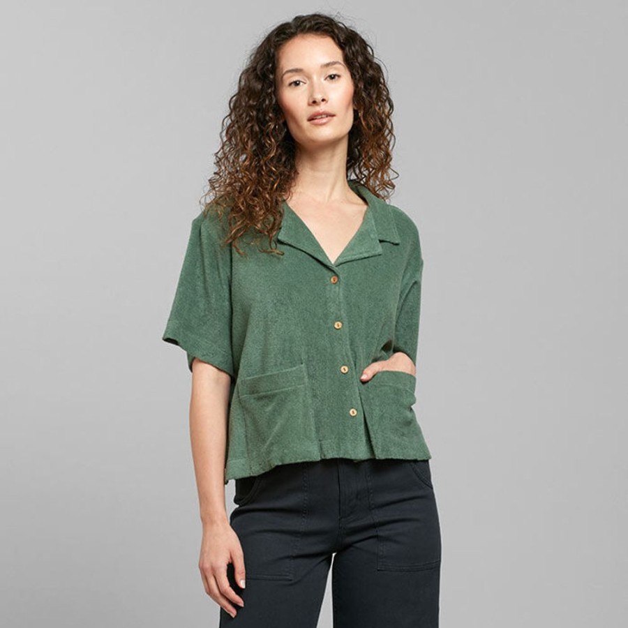 Women DEDICATED Tops | Women'S Valje Terry Shirt