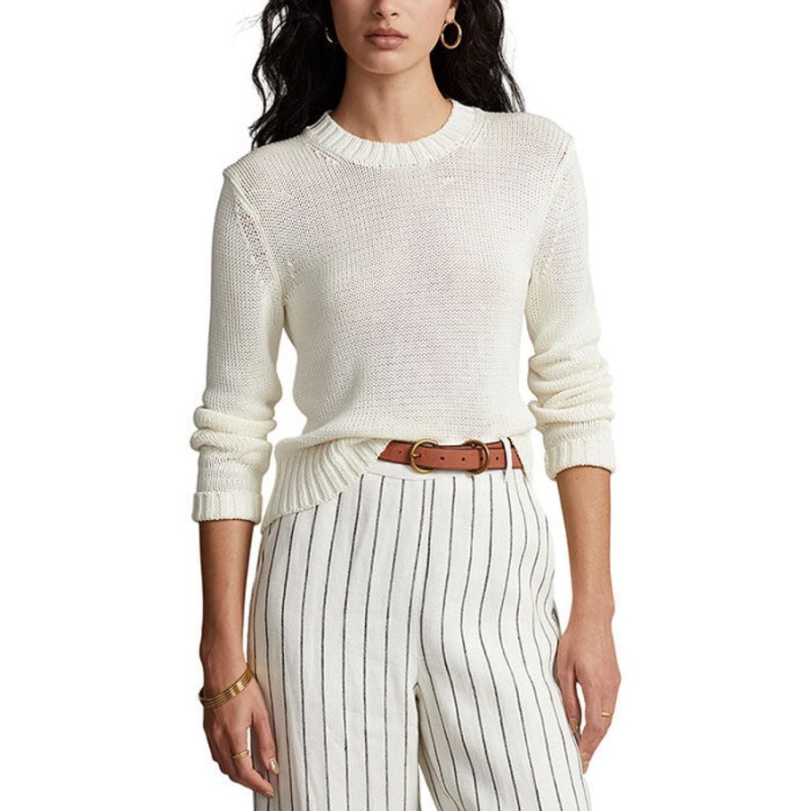 Women Polo Ralph Lauren Sweaters | Women'S Cotton Crew Neck Sweater