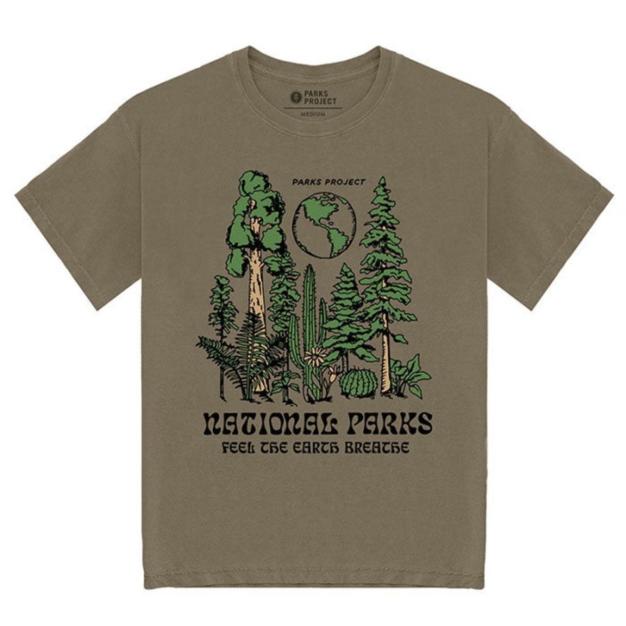 Women Parks Project Tops | Unisex Feel The Earth Breathe T-Shirt