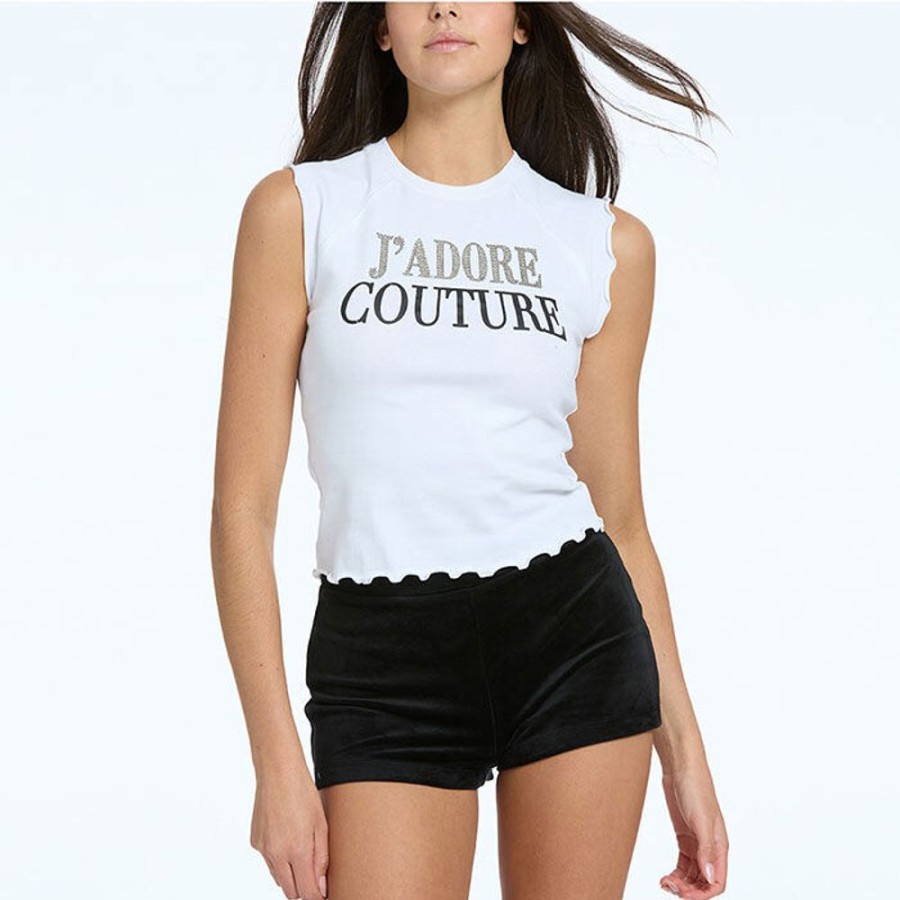 Women Juicy Couture Tops | Women'S J'Adore Couture Muscle T-Shirt