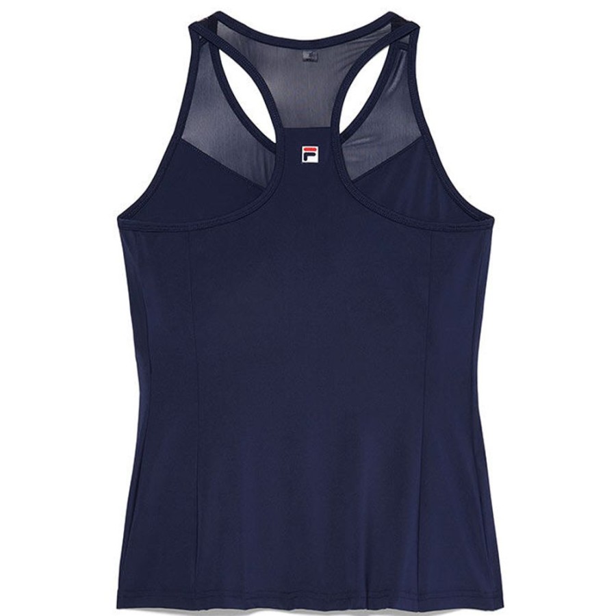 Women Fila Tops | Women'S Tennis Essentials Racerback Mesh Tank Top