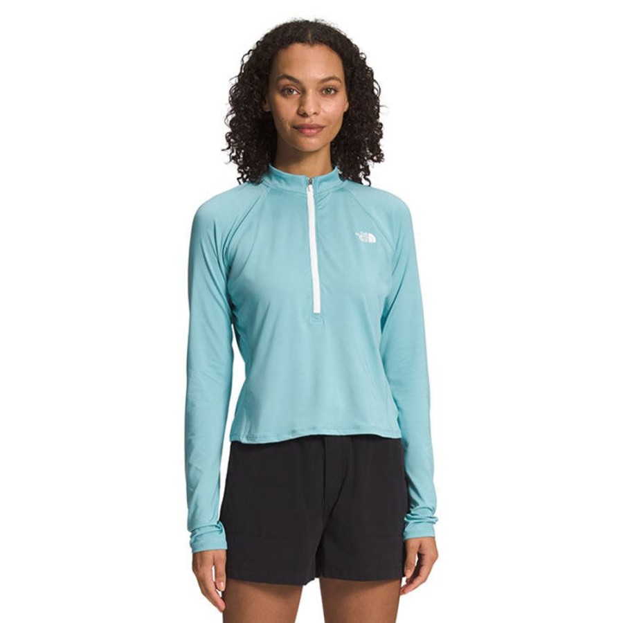 Women The North Face Swimwear | Women'S Class V Water 1/4-Zip Rashguard