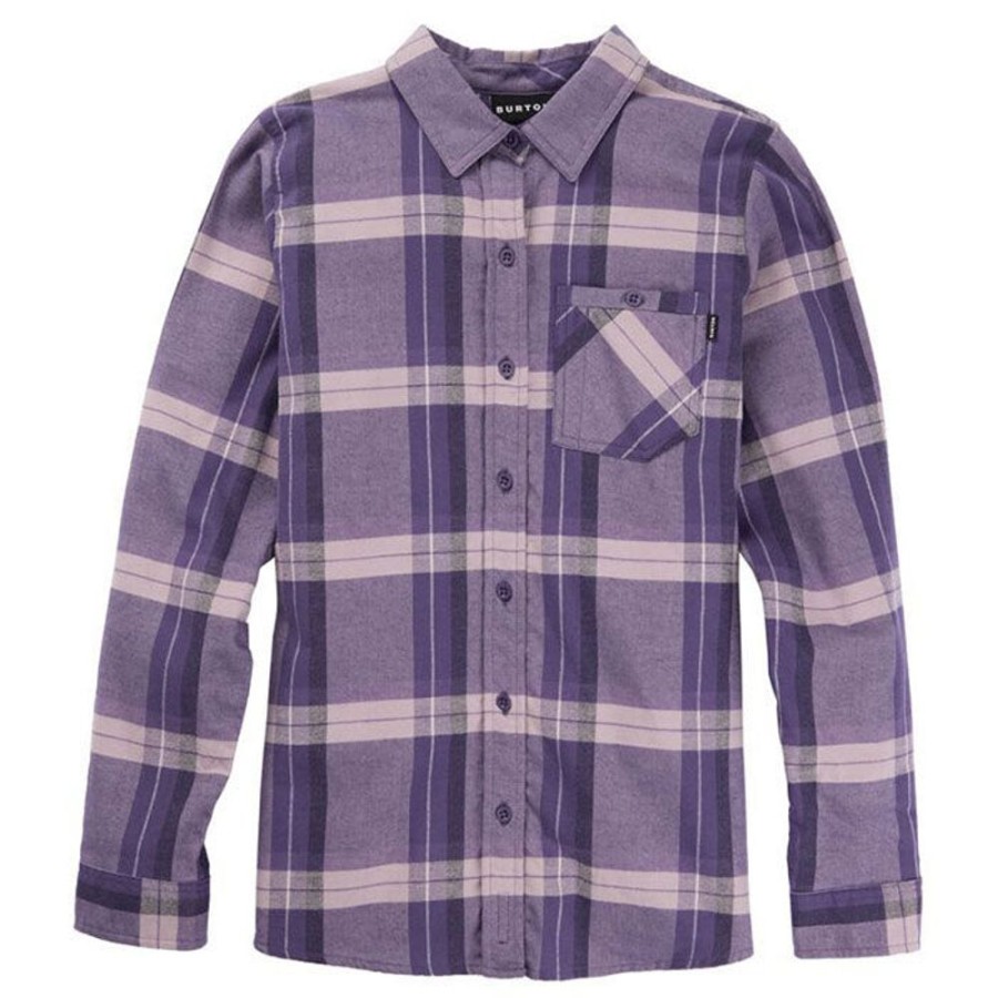 Women Burton Tops | Women'S Favourite Long Sleeve Flannel Shirt