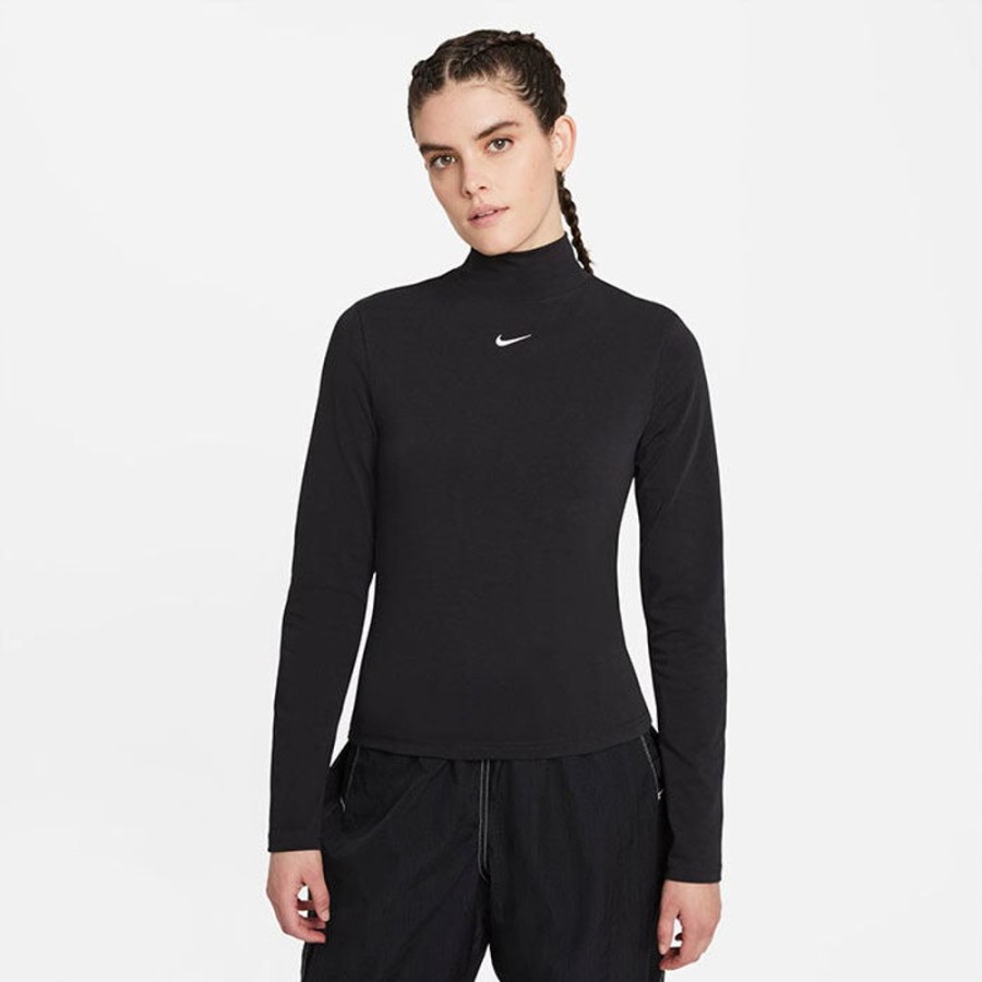 Women Nike Tops | Women'S Sportswear Collection Essentials Long Sleeve Mock Top