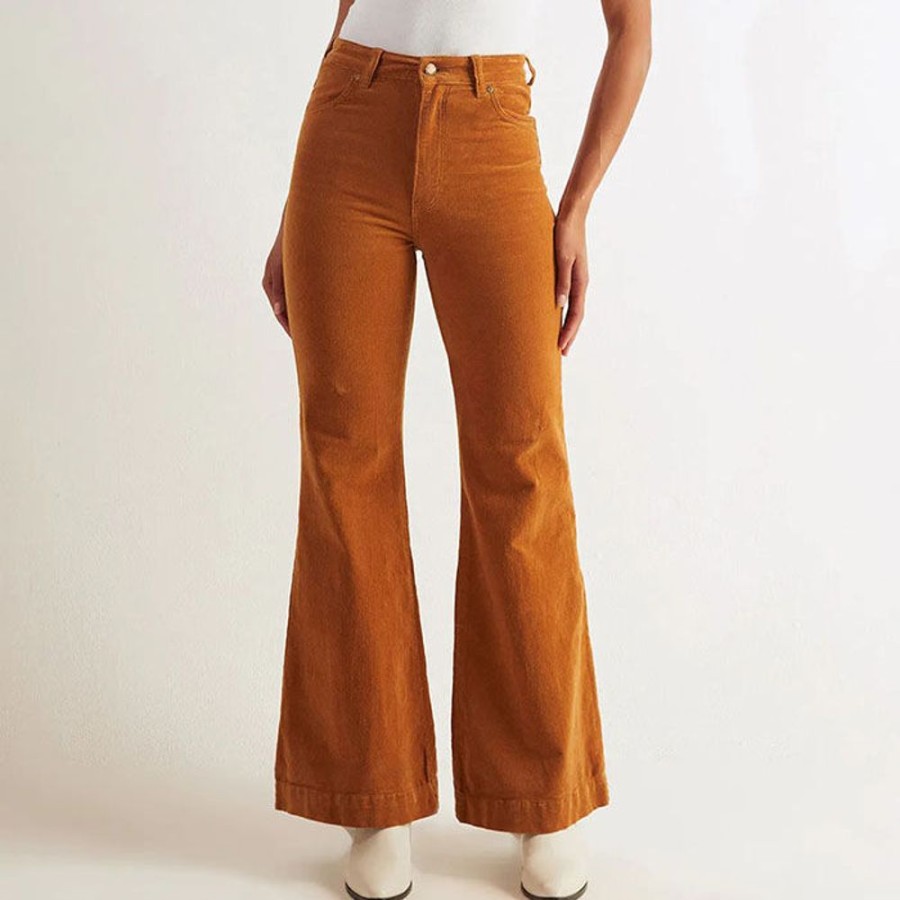 Women Rolla's Pants | Women'S Eastcoast Flare Corduroy Pant